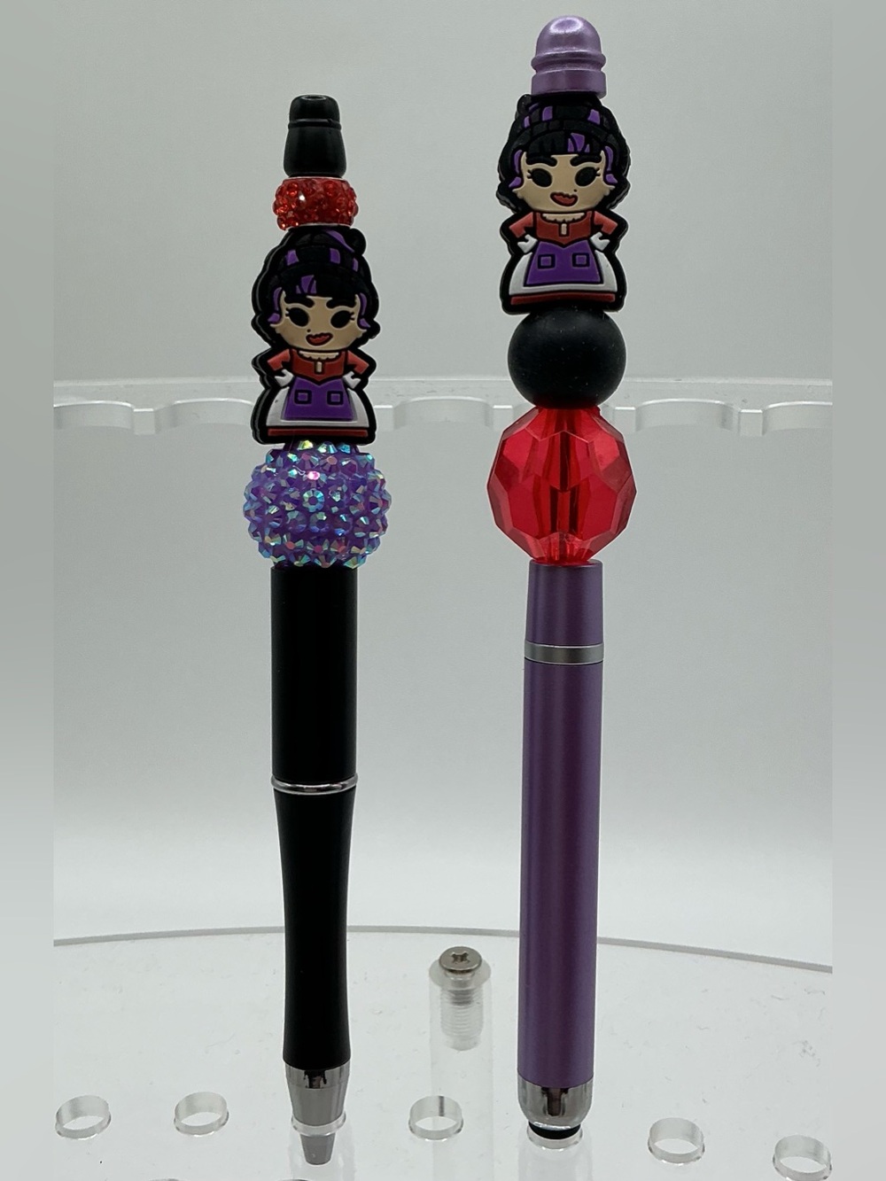 PEN AND STLUS SET MARY SANDERSON HOCUS POCUS HANDMADE DECORATIVE BEADED